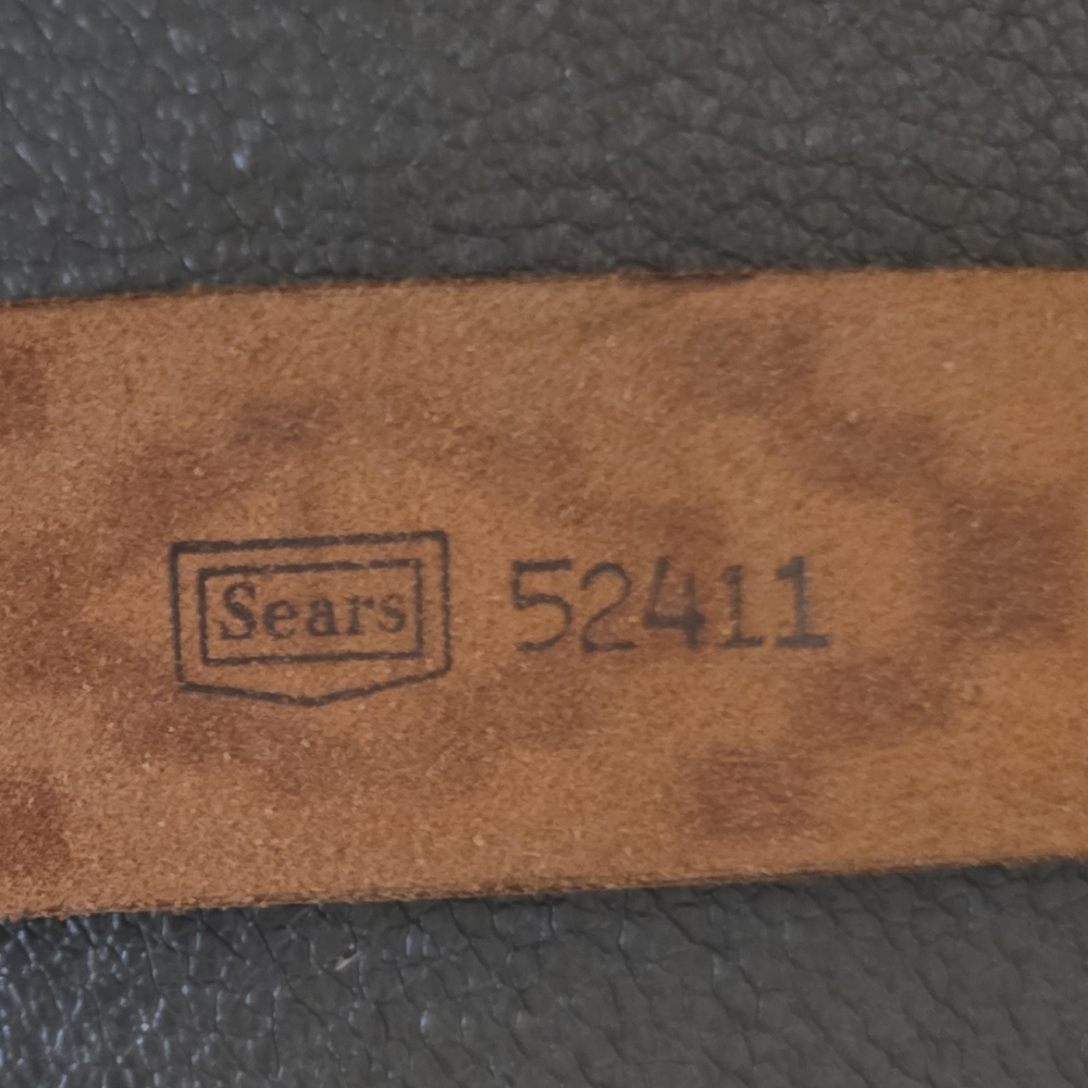 NWOT Vintage 70s Tooled Leather Zuni Sun Hand Painted Western Boho Belt 34 - Picture 8 of 11